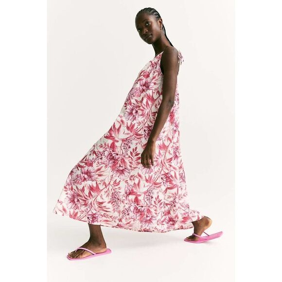 H&M Cotton Floral Print Dress - Picture 7 of 7